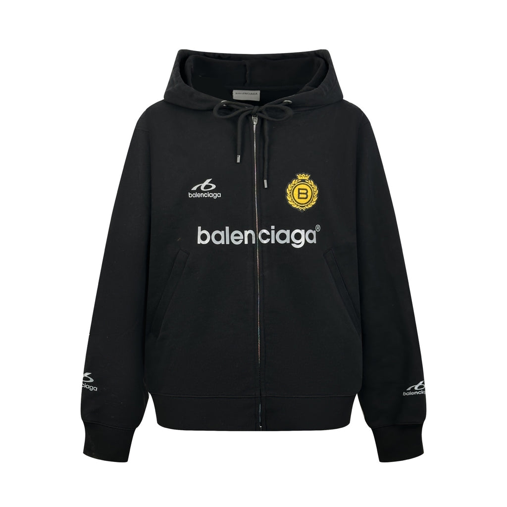 2026 New Style Balen Printed Zippered Hooded Coat (AA668-B65)