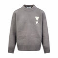 2026 New Model Heart A Heart Patterned Round-neck Sweater (25374-B15)