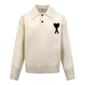2026 New Model Heart A Heart Patterned Knitted Polo Shirt (25366-B25)