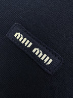 2026 Women's MM Logo Check Pattern Zip-Up Coat (FF797)
