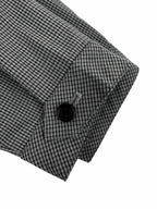 2026 Women's MM Logo Check Pattern Zip-Up Coat (FF797)