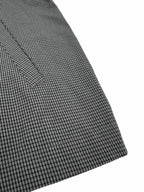 2026 Women's MM Logo Check Pattern Zip-Up Coat (FF797)