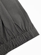 2026 Women's MM Logo Check Pattern Zip-Up Coat (FF797)