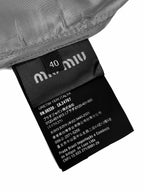 2026 Women's MM Logo Check Pattern Zip-Up Coat (FF797)