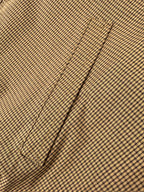 2026 Women's MM Logo Check Pattern Zip-Up Coat (FF800)