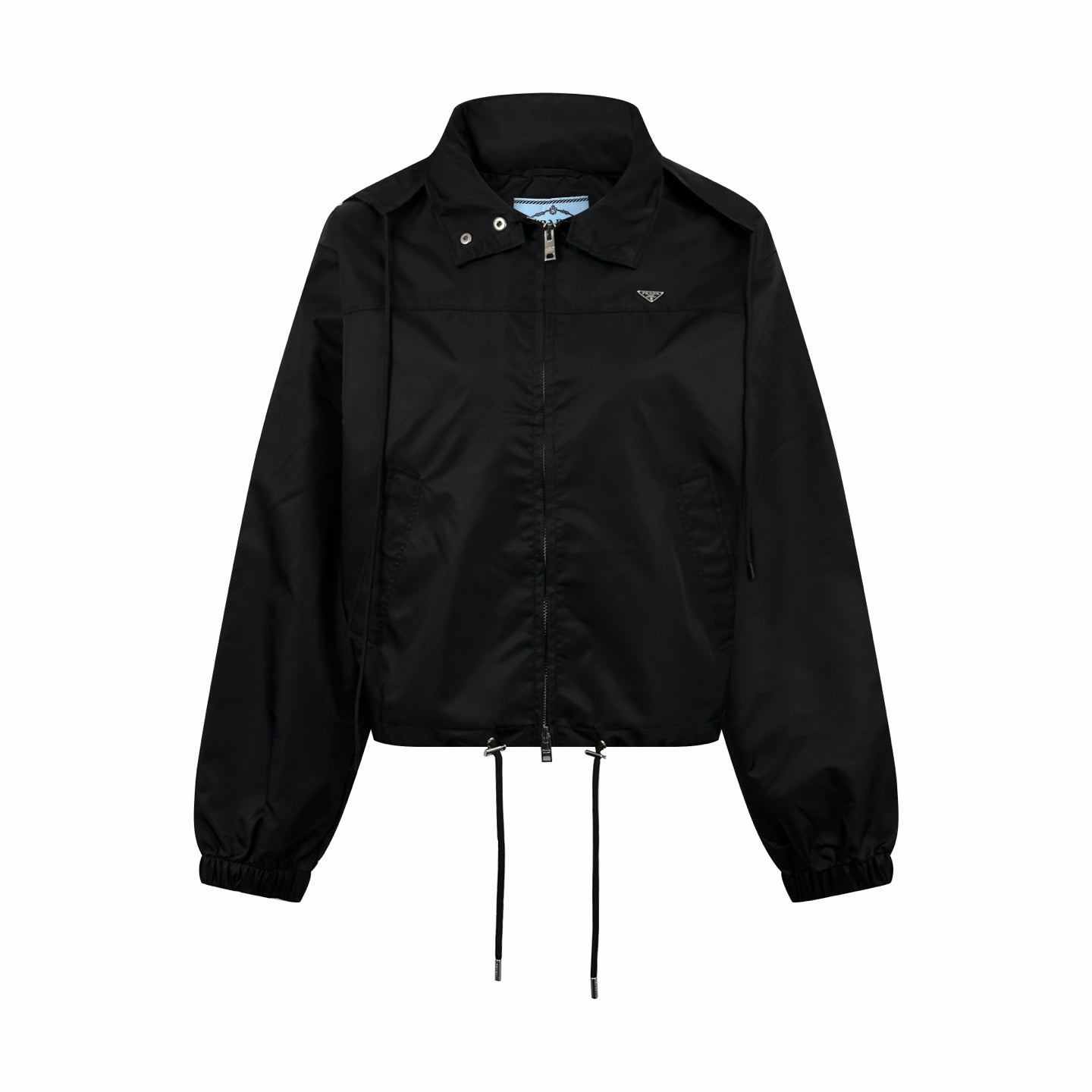 2026 Women's Triangle Brand Hooded Zip-Up Coat (DD169)