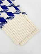 2026 Women's CD Butterfly Knot Peacock Pattern Plaid Sweater (DD144)