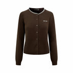2026 Women's MM Logo Beaded Blazer Sweater (DD159)