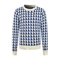 2026 New Style CD Embroidered Peacock Pattern Plaid Knitted Sweater (AA640-B40)