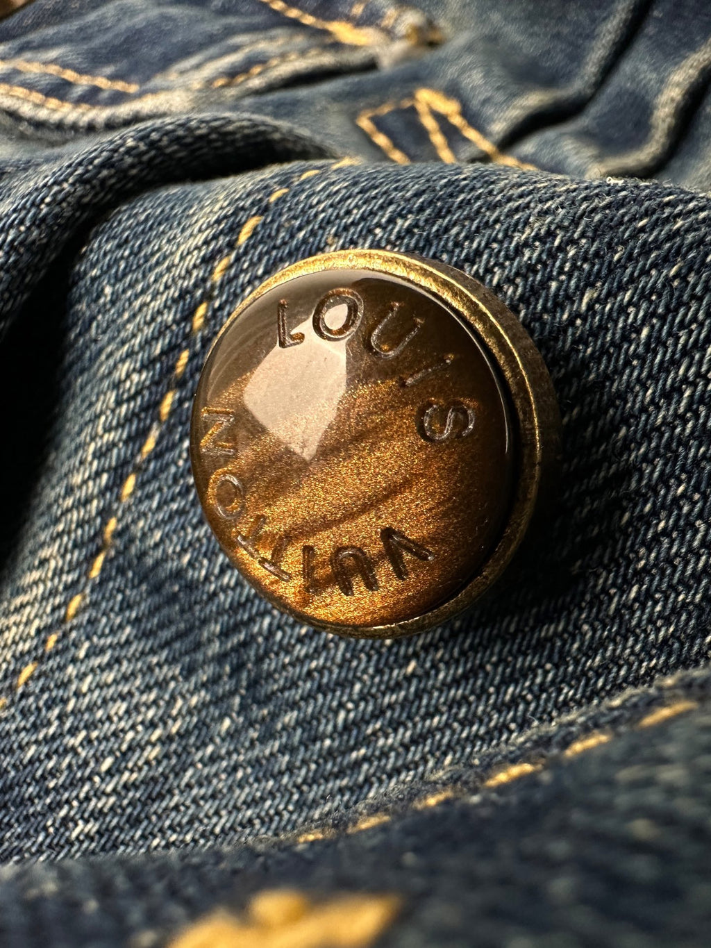 2026 New Model LY Leather Detail Denim Jacket (BB872-C25)