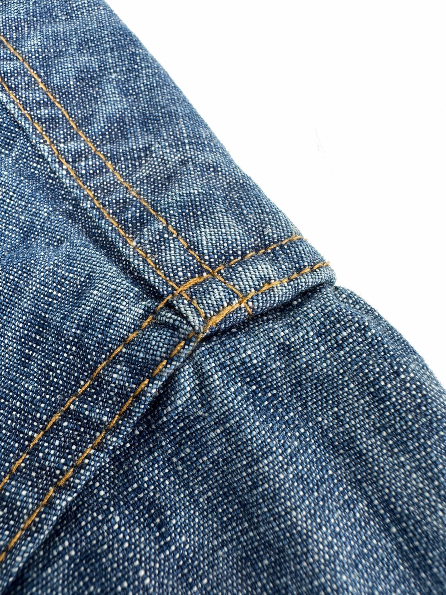 2026 Women's FF Leather Patch Denim Jacket (EE436)