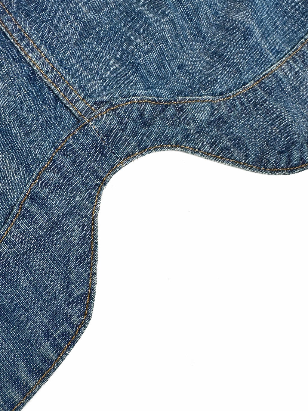 2026 Women's FF Leather Patch Denim Jacket (EE436)