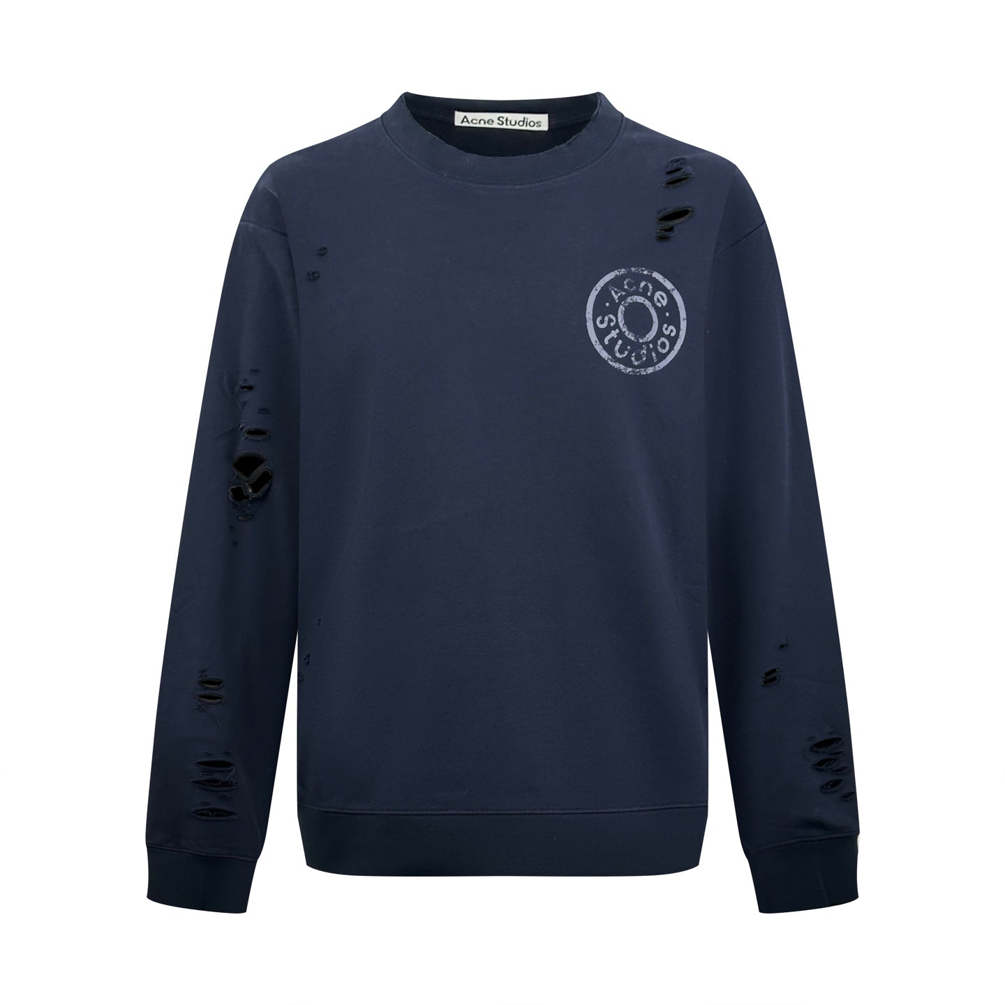 2026 New Model Acn Hole-Embossed Vintage Logo Sweatshirt (AA695-A90)