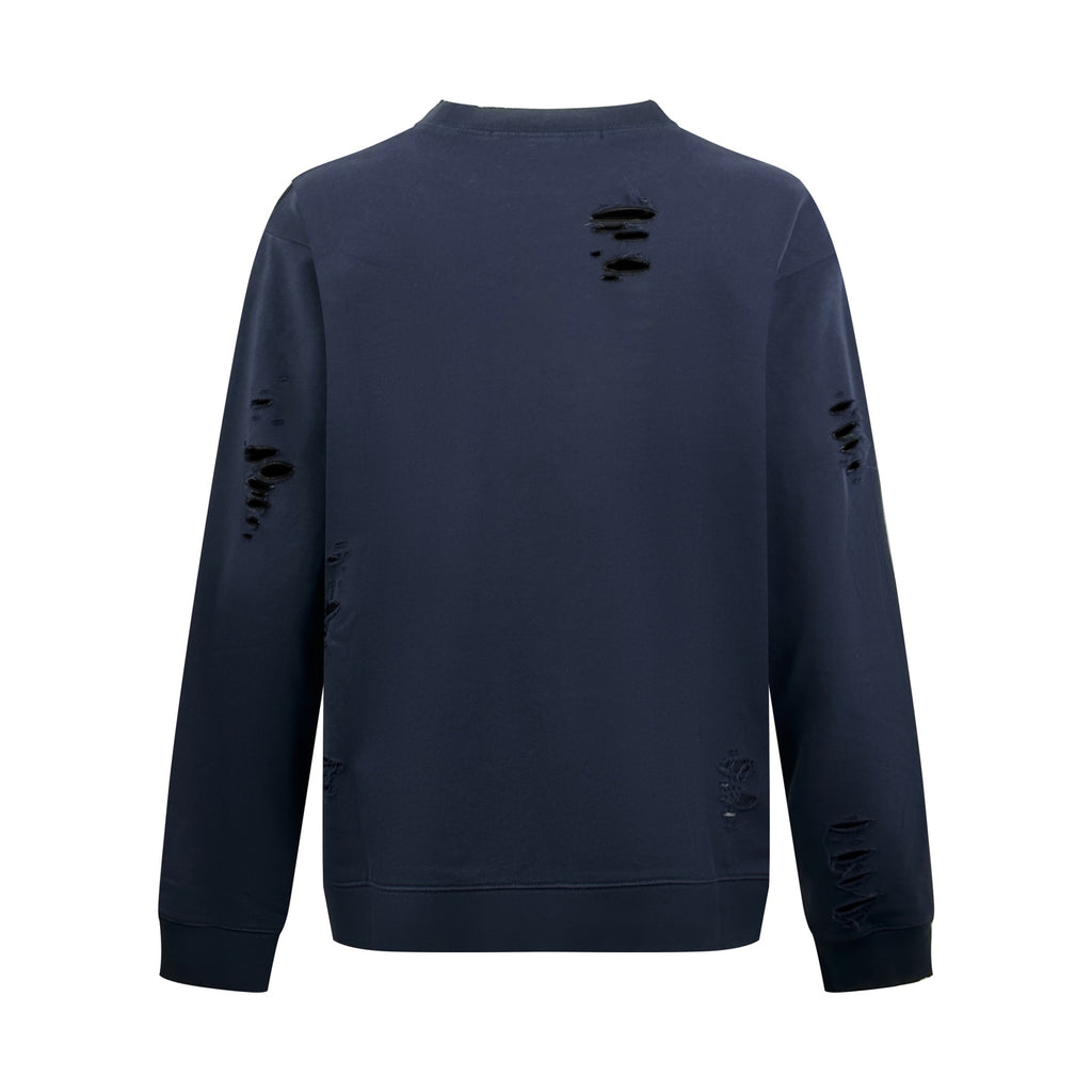 2026 New Model Acn Hole-Embossed Vintage Logo Sweatshirt (AA695-A90)