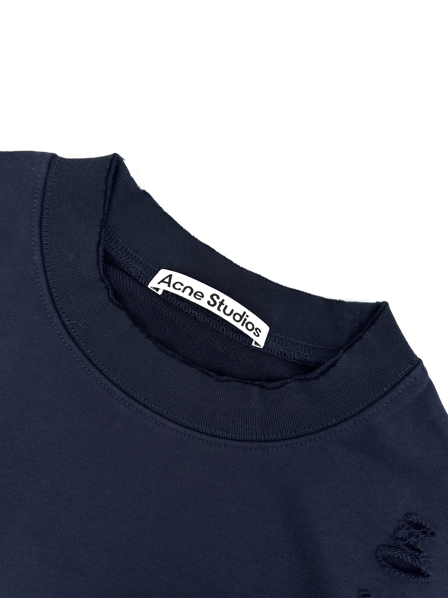 2026 New Model Acn Hole-Embossed Vintage Logo Sweatshirt (AA695-A90)