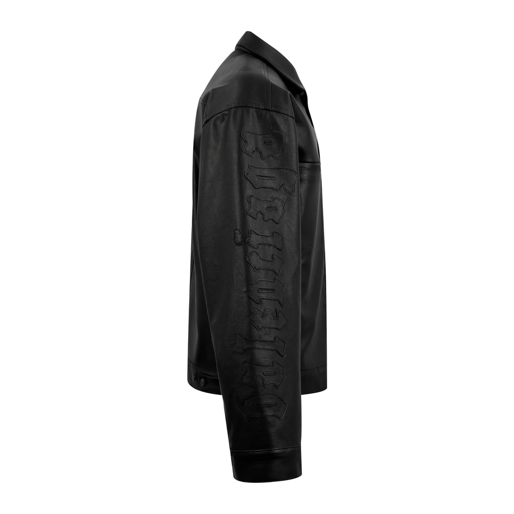 2026 New Model Balen Embroidered Leather Jacket (AA660-C40)