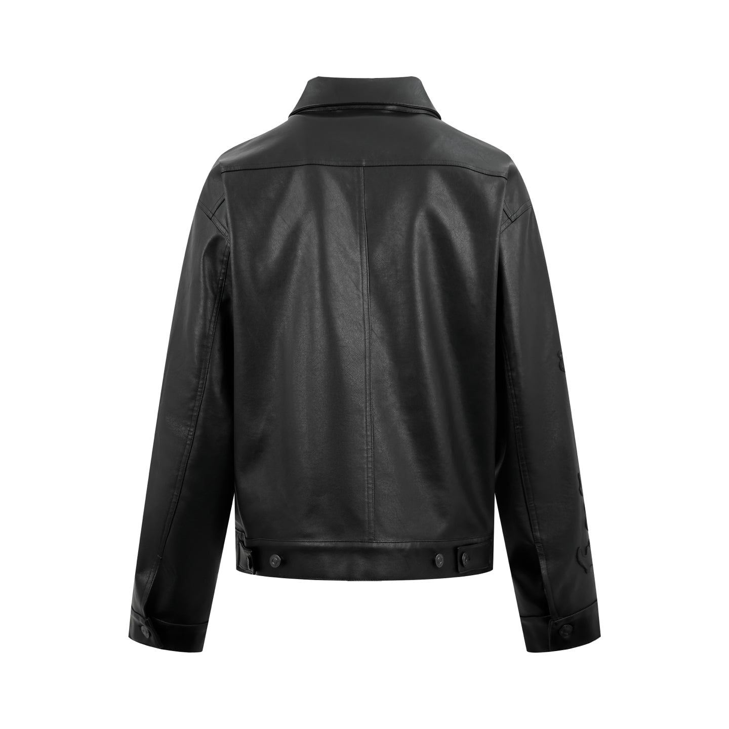 2026 New Model Balen Embroidered Leather Jacket (AA660-C40)
