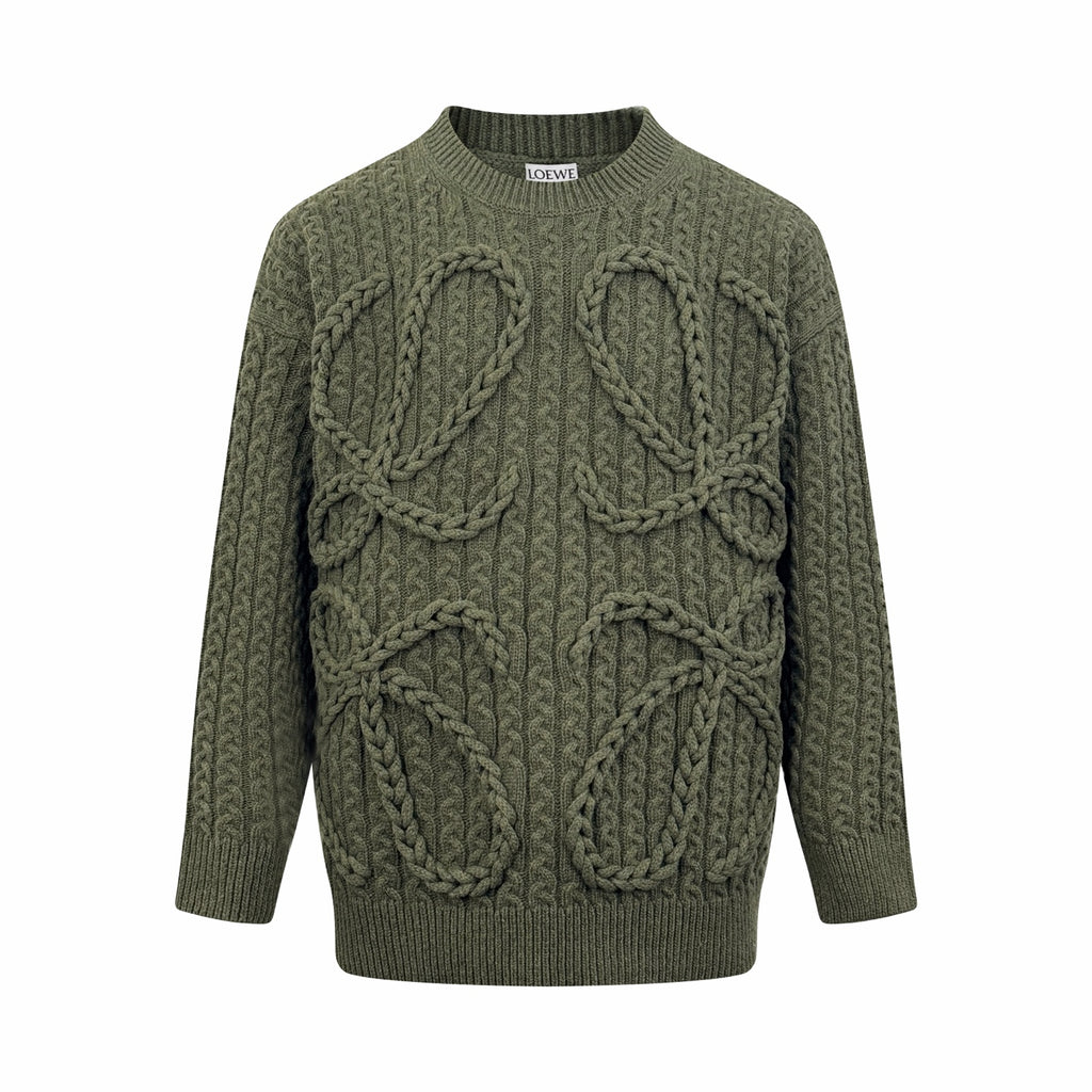 2026 New Style Way Twisted Knit Sweater (25387-B70)