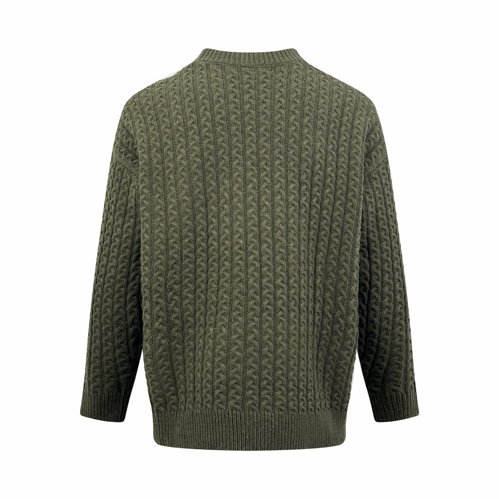 2026 New Style Way Twisted Knit Sweater (25387-B70)