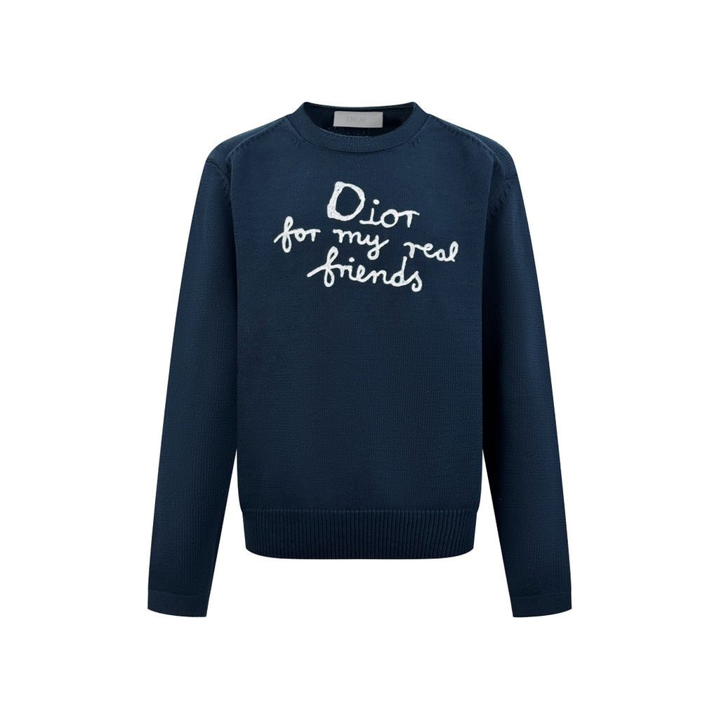 2026 New Style CD Embroidered Knitted Long-Sleeved Shirt (25307-B30)