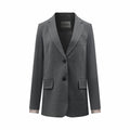 2026 Women's MM Logo Single-Piece Wool Suit (EE430)