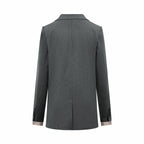2026 Women's MM Logo Single-Piece Wool Suit (EE430)