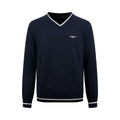 2026 New Model LY Embroidered Twisted Knit V-Neck Sweater (AA675-B25)