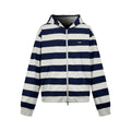 2026 New Model MM Logo Striped Hooded Coat (AA672-B75)
