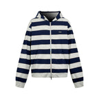 2026 New Model MM Logo Striped Hooded Coat (AA672-B75)