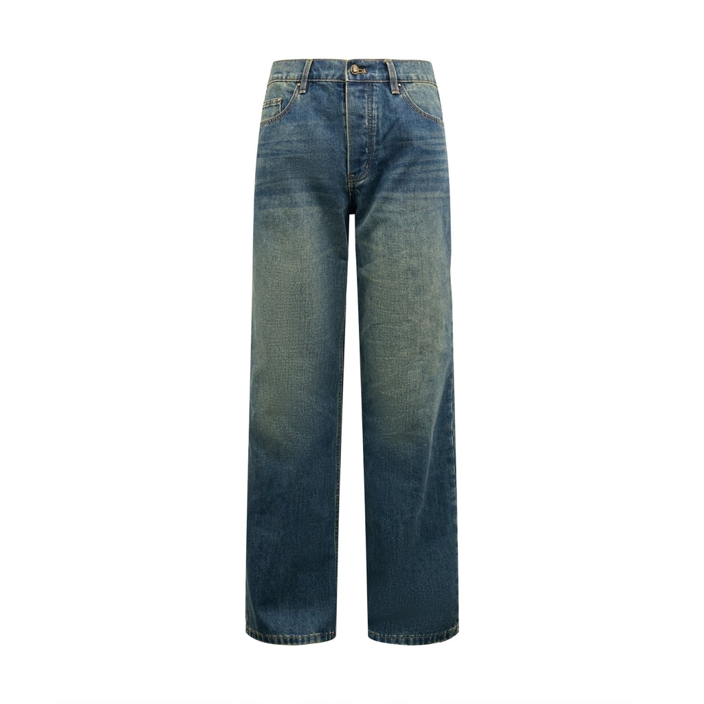 2026 New Model LY Leather Detail Pockets Denim Jeans (BB4018-B80)