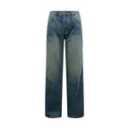 2026 New Model LY Leather Detail Pockets Denim Jeans (BB4018-B80)