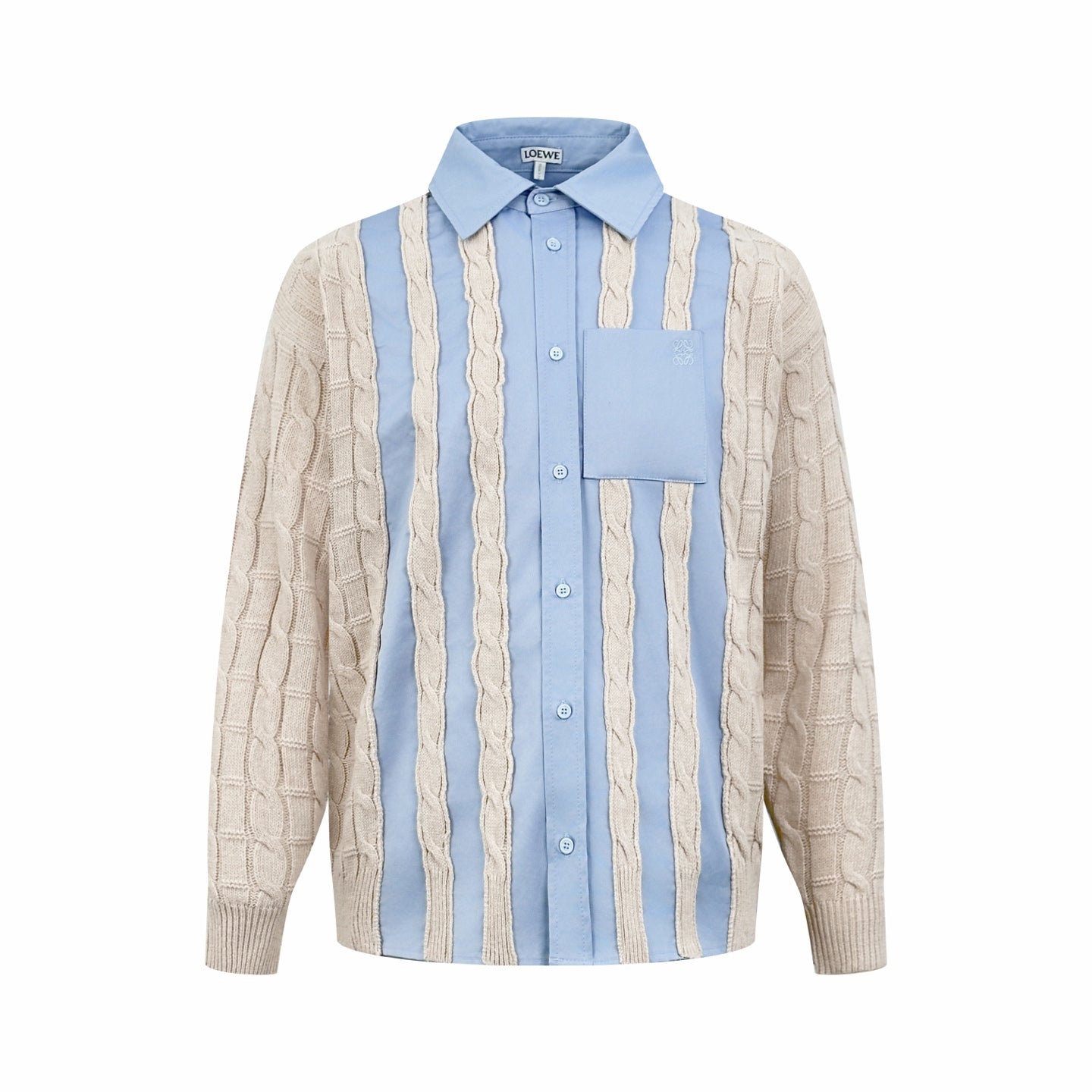 2026 Women's Way Embroidered Wool Blend Shirt (DD115)