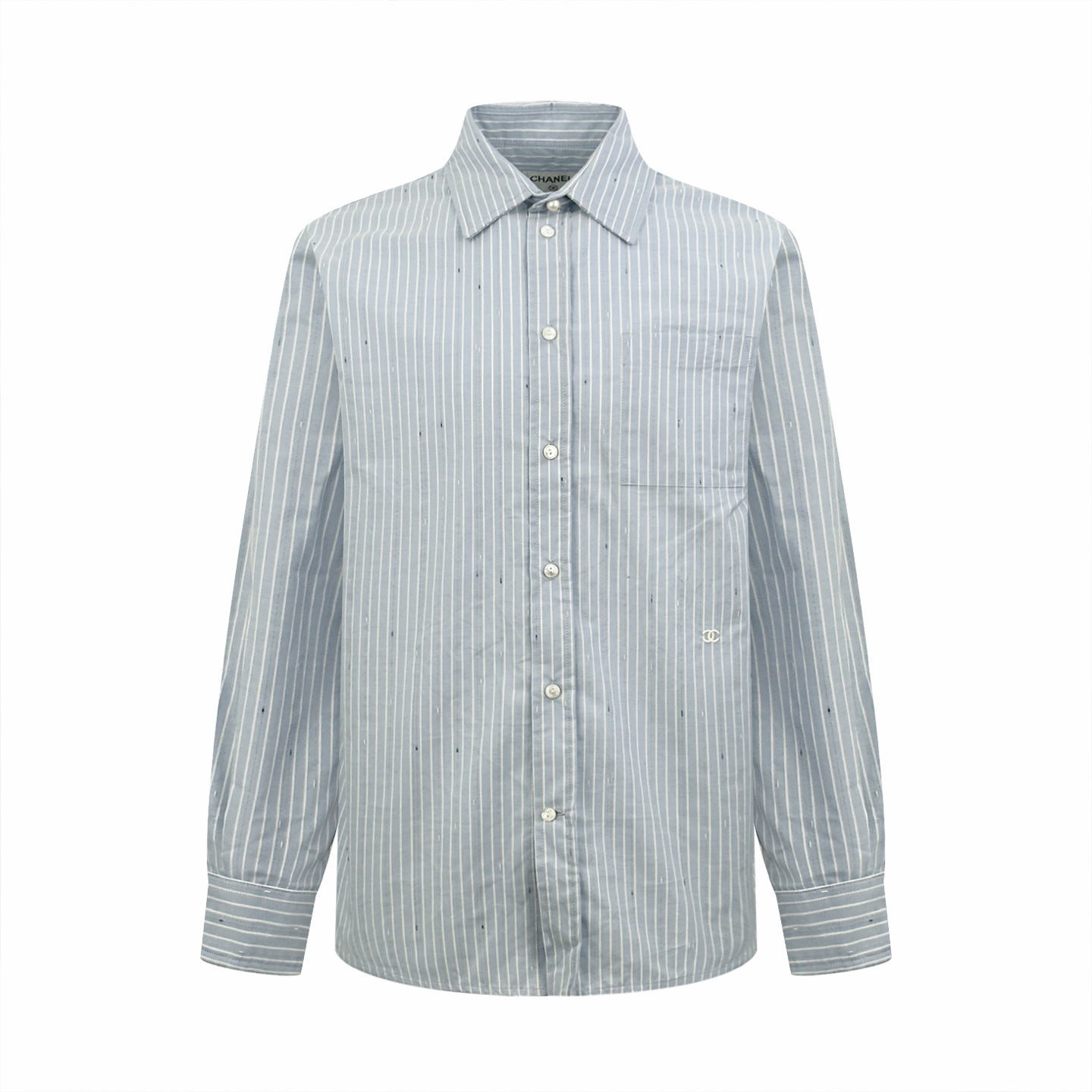 2026 Women's CC Double C Embroidered Striped Shirt (FF804)