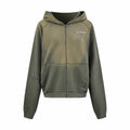 2026 Women's Acn Printed Weathered Logo Hooded Coat (FF782)