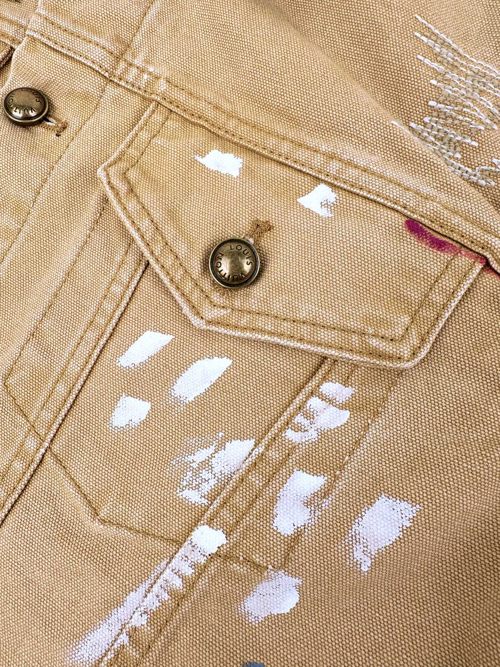 2026 New Model LY Blot Marked Denim Jacket (AA645-C35)