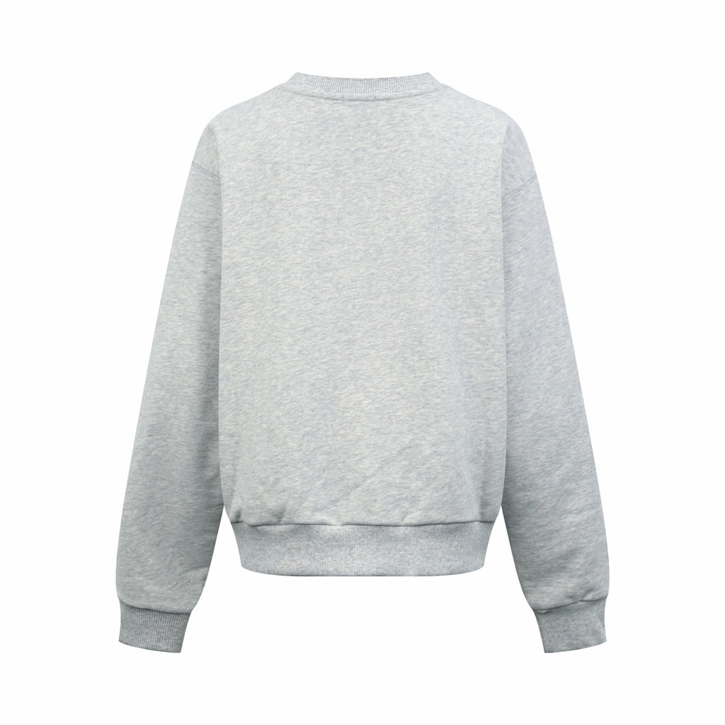 2026 Women's Ce Printed Logo Sweatshirt (EE449 Grey)