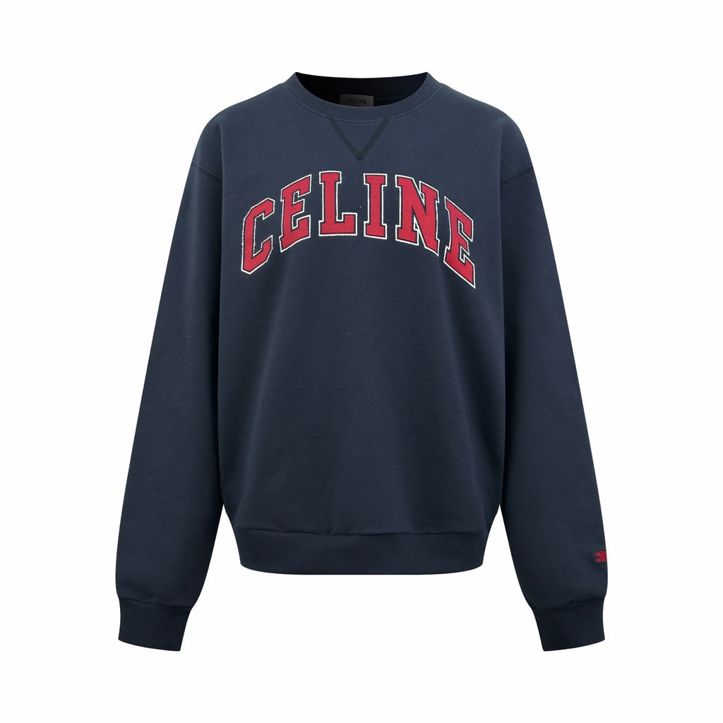 2026 Women's Ce Printed Logo Sweatshirt (EE449 Blue)
