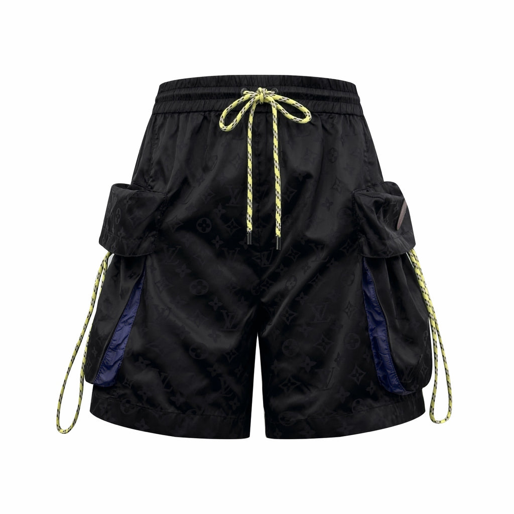 2026 Women's LY Label Full Print Jacquard Shorts (DD166)