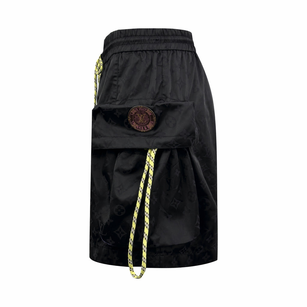 2026 Women's LY Label Full Print Jacquard Shorts (DD166)