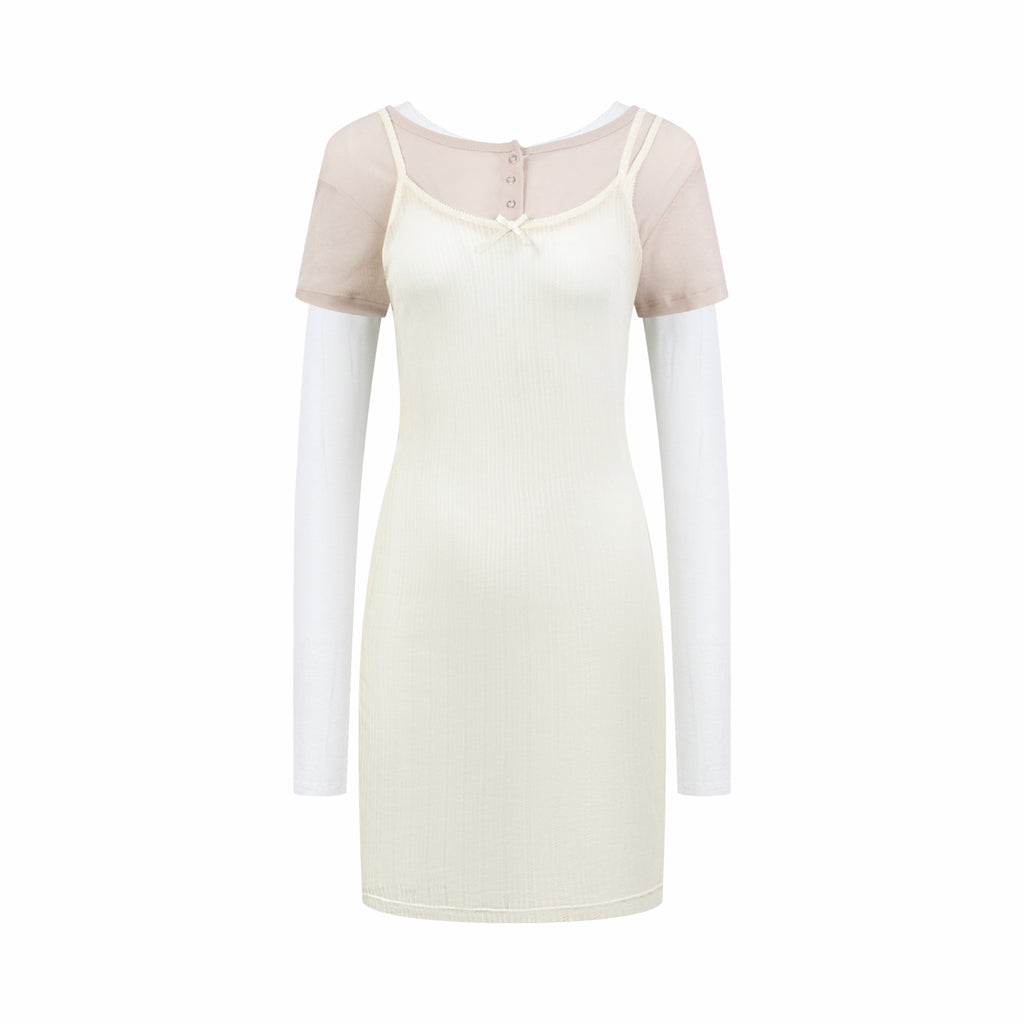 2026 Women's Acn Layered Long-Sleeved Dress (FF814)