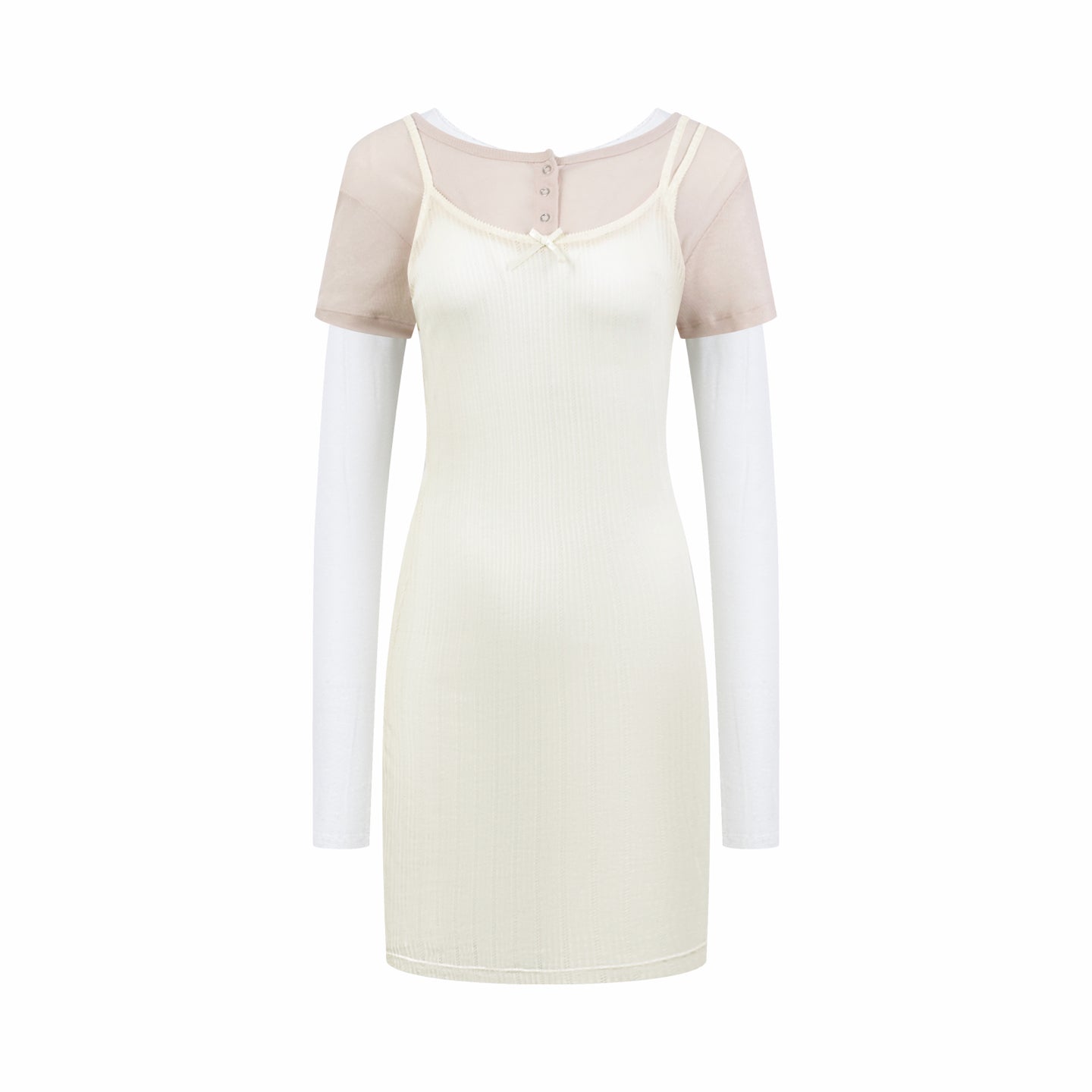 2026 Women's Acn Layered Long-Sleeved Dress (FF814)