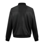 2026 New Model Triangle Brand Two-Sided Wear Leather Plain Weave Jacket (25288-D10)