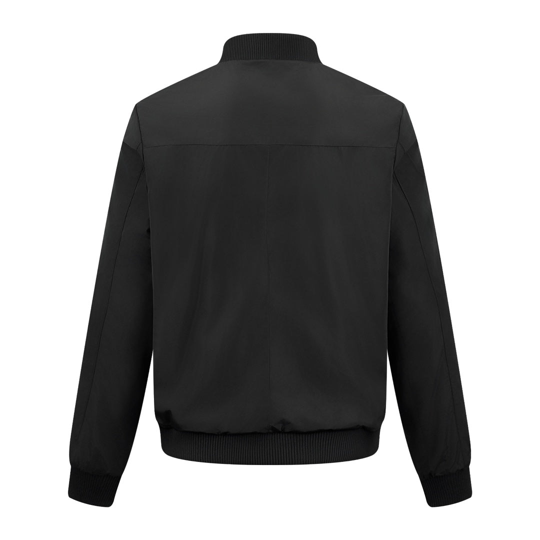 2026 New Model Triangle Brand Two-Sided Wear Leather Plain Weave Jacket (25288-D10)