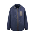2026 New Style Way Leather Patched Hooded Coat (AA639-C25)