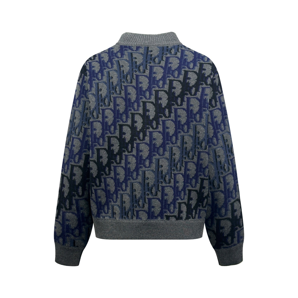 2026 New CD Gradient Full-print Sweater Coat (AA637-C10)