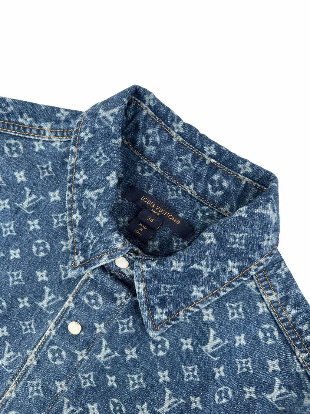 2026 Women's LY Label Full Print Denim Shirt (EE448)