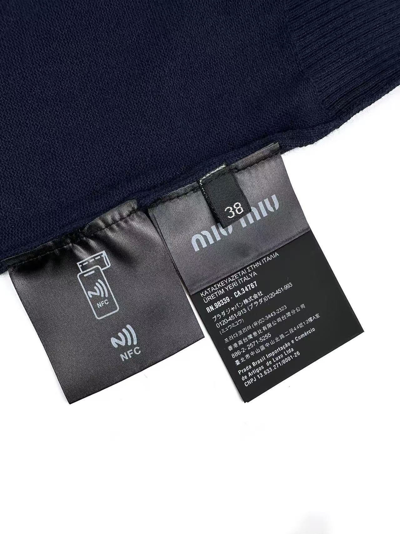 2026 Women's MM Logo Layered Decorative Sweater (DD185)