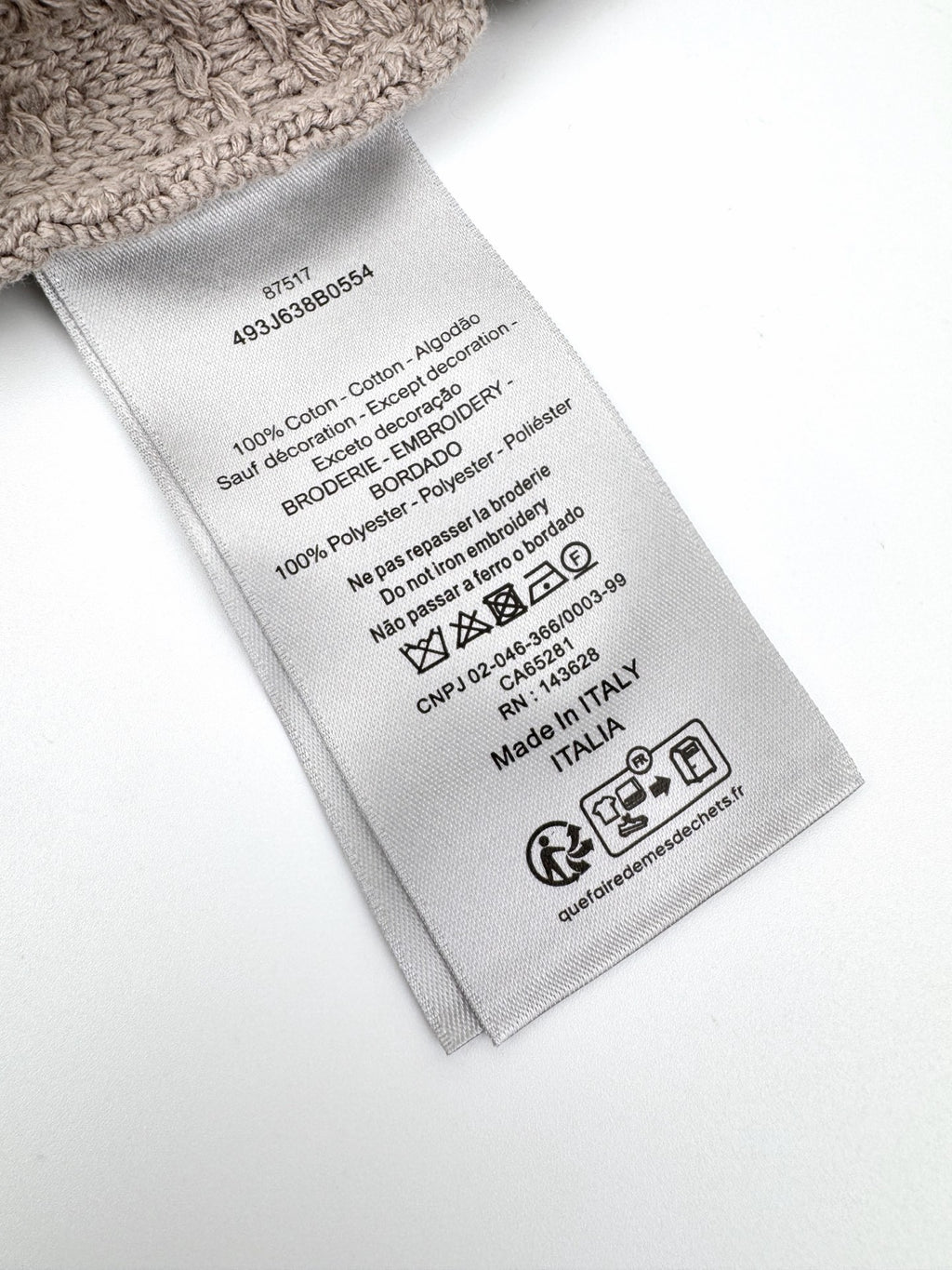 2026 New CD-printed Jacquard sweater (25360-B40)