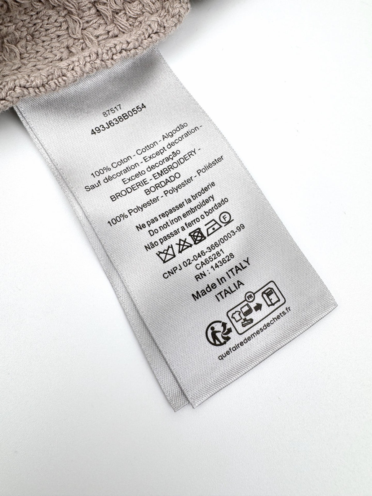 2026 New CD-printed Jacquard sweater (25360-B40)