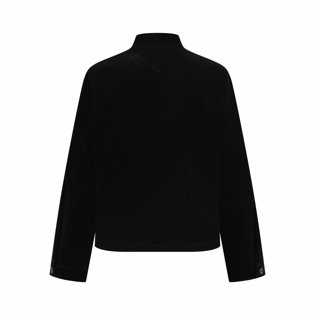 2026 New Model Triangle Brand Velvet Jacket (25382-B75)